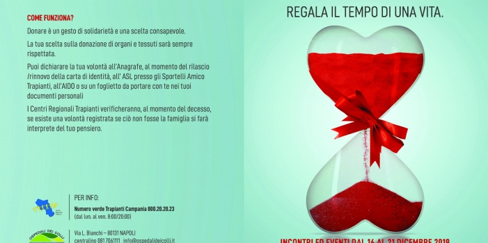 La settimana del dono – Regala il tempo di una vita